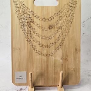 Bamboo Cutting Board with Engraved Design